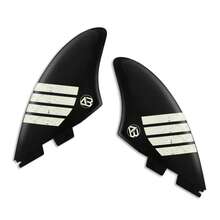 Surfboard Twin Keel Fins (2 Fins) Dual Tab Single Tab Sizes Nylon Plastic Fins For Longboard Surfboard Funboard - KFC2 - View 8