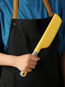 1pc Extra Large Silicone Cake Spatula - Heat Resistant, Non-Stick, Flexible Kitchen Tool For Cooking, Baking, Mixing And Scraping, Silicone Jam Mixing Scraper Large Cake Cream Spatula Baking Kitchen Baking Tool - Multicolor - View 3