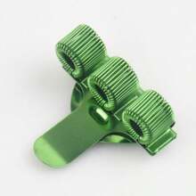 3 trous Porte-stylo à ressort en métal avec clip de poche, Tasse à stylo portable pour uniforme de médecin/infirmière, Fournitures de bureau - Multicolore - Voir 7
