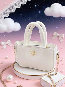 1pc This Stylish Solid-Color Mini Handbag With A Pu Zipper Closure Is Suitable For Various Occasions And Is Versatile Enough To Be Used Anywhere, Including Outdoors, For Play, Commuting, Etc. It'S The Perfect Gift For Teenagers. - Multicolor - View 6