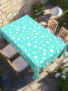 1pc Rectangular & Round Polyester Outdoor Tablecloth, Abstract Vintage Pattern, Farmhouse Style, Decor Tablecloth For Home, Kitchen, Dining, Party, Holiday, Gift, Indoor & Outdoor, All Seasons - Multicolor - View 17