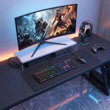 1pc New Computer Monitor Stand Riser, Adjustable Laptop Desk Organizer, Ergonomic Workstation Accessory To Relieve Neck & Back Strain, Space-Saving Design, Ideal Mother's Day Gift - White - View 4