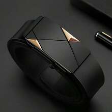 3pcs/1pc Men's Formal Style Automatic Buckle Belt, Versatile For Husband, Men And Family Members For Daily And Formal Occasions - Multicolor - View 22