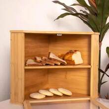 Corner Bread Bin Box For Kitchen Countertop Bread Storage Container For Bread - View 7