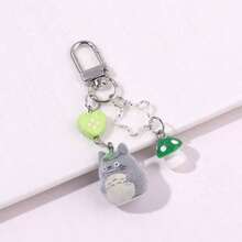 And Cute Flocked Alpaca Keychain, Super Adorable Five-Star Heart Mushroom Pendant, Fashionable Bag Accessory With A Plush Toy Vibe, Eye-Catching On The Daily Street, Soft And Cute, Full Of Healing Charm. - Q1931-1 - Xem 7