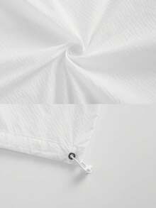 1pc Women's Solid Color Jacket, New Casual Versatile Outerwear For Outdoor Activities, Beach, Cycling, Climbing, In Stock Sports White - White - View 3