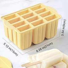 1 Set Creative Ice Pop Mold, Silicone Ice Pop Mold, Ice Cream Mold, Tray, Home Ice Pop Mold, Jelly Mold, Kitchen Supplies, Kitchen Accessories - Multicolor - View 5