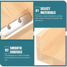 1 Piece Candle Soap Planer, Wooden Beveled Soap Shaving Tool, Handmade Soap Edge Trimming Cutter & DIY Candle Shaver For Crafting Projects, Multipurpose Soap Candle Mold Cutter, Handmade Essentials - Apricot - View 3