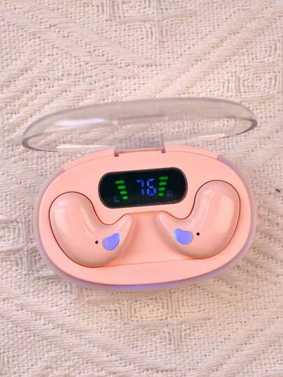 新款无线蓝牙耳机，睡眠耳塞，无线迷你耳机，工作、旅行和音乐的理想之选。TWS 真无线蓝牙耳机，立体声隐藏式耳机，带麦克风，高清通话，防尘防汗，150mAh 电池。