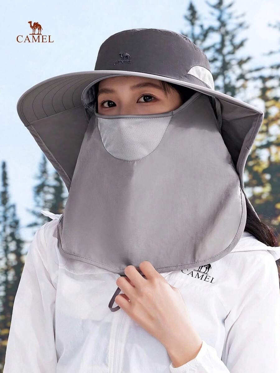 CAMEL CROWN 渔夫帽、徒步帽、户外遮阳帽、女士徒步帽、男士登山帽、西部牛仔帽 - 遠山灰 - 查看 1