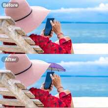 Universal Suction Cup Phone Sunshade Holder, Mini Portable Strong Suction Cup Multi-Angle Adjustable, Anti-Glare Anti-Reflection, Delivery Riding Live Streaming Fishing Outdoor Navigation Sunshade Accessory - Multicolor - View 10