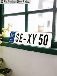 1件复古趣味生日主题铝制挂饰，2D平面“SE-XY 40/50”设计，40*10厘米，是送给家人和朋友的理想生日礼物，也可用于家居、派对、房间、车库、拍照道具装饰。 - 彩色 - 查看 11