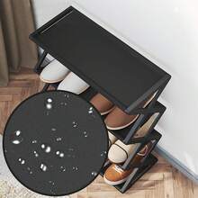 Kệ giày 3 tầng hình chữ X bằng ống thép có túi vải không dệt, dễ lắp ráp, phù hợp cho nhà ở, phòng ngủ, phòng khách và ký túc xá sinh viên, kệ giày tiết kiệm không gian - Xem 7