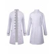 Jacquard Medieval Menswear - Pure White