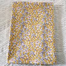 0,5 m/1 m/2 m/3 m Tissu de coton imprimé floral vintage, doux et respirant, convient pour l'artisanat DIY, la couture, le matelassage, la décoration textile domestique, le motif floral rétro, vendu au mètre, 3 options de couleur - Trois lettres de printemps - Voir 18