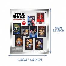 StarWars 1 PC STAR WARS Officially Licensed Blind Box 3D Figurine Bag Clip Charms Anime Figure Keychain Anime Collector Kering Backpack Decor Collectible Characters Set Gift - Multicolor - View 3