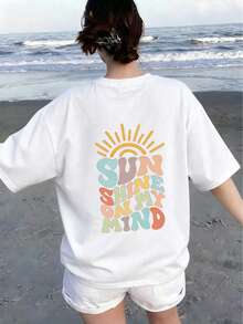 Women T-Shirts - White-1 - View 8