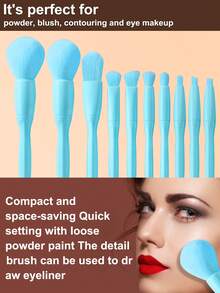 Bộ dụng cụ trang điểm 11 món bao gồm: Bộ 10 cọ trang điểm + 11 túi đựng mỹ phẩm và đồ dùng cá nhân đa năng có khóa kéo, chống thấm nước, tất cả trong một và thân thiện với người mới bắt đầu | Sẵn sàng cho du lịch và làm quà tặng | Hoàn hảo cho người mới bắt đầu/phụ nữ - Nhiều màu - Xem 7