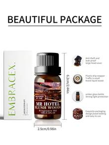 EMBRACEX. 10毫升酒店精油，可用于蜡烛制作、香薰机、加湿器，花梨木香型，奢华香氛精油，车载空气清新剂，芳香疗法精油，藤条香薰，室内除臭剂，汽车香氛精油，五星级酒店体验香氛，假日必备 - Blush Woods - 查看 7
