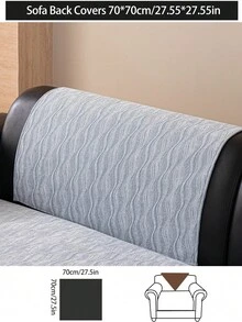 1 件舒适雪尼尔沙发垫套，四季通用现代简约防滑沙发座垫保护套，防尘可水洗，柔软不褪色，宠物友好，适用于卧室、办公室、客厅、L 型沙发以及 1/2/3/4 座沙发。 - 藍色 - 查看 14