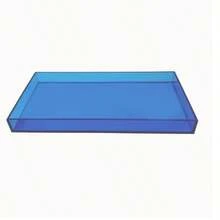 1pc Acrylic Transparent Tray, Suitable For Holding Items, Anti-Spill Bathroom Tray, Decorative Tray, Storage Rack, Applicable For Coffee Table, Countertop, Appetizers, Breakfast Utensil Cabinet, Etc. - Clear - View 9