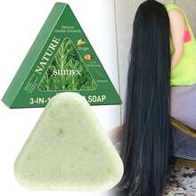 120g Usmangrass & Cypress Scented Shampoo Bar, Made With Natural Plant Extracts, Deep Cleanses Scalp, Helps Prevent Hair Loss And Thinning, Promotes Thicker And Longer Hair. Produces Rich Lather, Easy To Rinse, Quickly Removes Scalp Impurities, Reduces Greasiness And Odor, With A Fresh Summer Fragrance. Non-Drying, Suitable For All Hair Types. - 120g/4.232oz - View 11