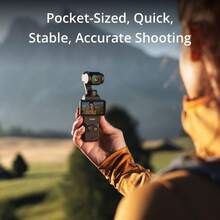 Combo creador Osmo Pocket 3, paquete de 4K 120fps con micrófono DJI con estuche de carga - Negro - Ver 3