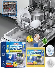 Limpiador para lavavajillas, agente de limpieza doméstico para vajilla, detergente para vajilla que elimina las manchas de agua, la grasa y la suciedad. Puede eliminar rápida y fácilmente las manchas de aceite y la suciedad, dejando su vajilla limpia y ordenada. - Multicolor - Ver 8