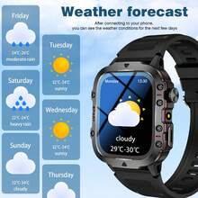 1.81" Large Screen Unisex Smart Watch, Phone Calling, Message Reminder, Sports Tracking, Camera Control, Music Playback, Weather Info, Multiple Sports Modes, Excellent Cost Performance, Worth Owning - Multicolor - View 3