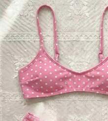Adjustable Strap V-Neck Polka Dot Sexy Bikini Set, Bohemian Style For Beach Vacation - Multicolor - View 4