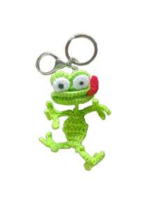 Handmade Crochet "Ugly Cute" Pendant, Fashionable Backpack Accessory, Home And Car Rearview Mirror Decor. Handmade. Perfect Halloween Gift And Accessory For Handbags, Backpacks, Wallets. - A - View 10