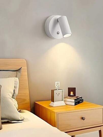 Đèn tường LED từ tính có công tắc cảm ứng, điều chỉnh góc và độ sáng, thích hợp cho phòng khách, phòng ngủ, nhà bếp, tủ, trang trí tường.