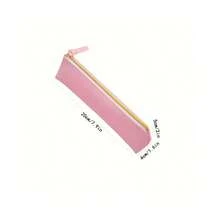 Hộp đựng bút dung tích lớn, chất liệu da PU, dùng để đựng văn phòng phẩm, thiết kế tối giản. - Nhiều màu - Xem 4