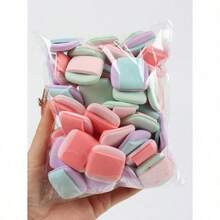 10-20-30pcs/Set Finger Makeup Sponge Puff, Latex-Free Hybrid Sponge With Air Cushion, Suitable For Foundation, Powder, Concealer, Fits All Skin Types - Multicolor-3 - View 6