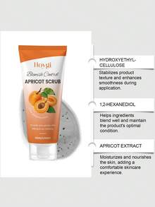 OceAura 1 Box 100g Apricot Body & Face Scrub, Gentle Exfoliating Scrub For Face And Body, Comfortable Fragrance Cleansing, Mild Moisturizing Refreshing, Non-Tightening Soft And Smooth Facial Cleansing, Deep Cleansing Exfoliation For Men And Women, Improve Keratosis Cleanse Pores, Daily Body Care, Easy To Use And Convenient To Carry For Travel - Apricot Scrub - View 6