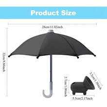 Universal Suction Cup Phone Sunshade Holder, Mini Portable Strong Suction Cup Multi-Angle Adjustable, Anti-Glare Anti-Reflection, Delivery Riding Live Streaming Fishing Outdoor Navigation Sunshade Accessory - Multicolor - View 4