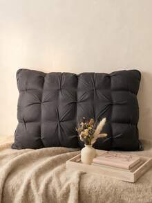 Pillow, 1 PC/ 2 PCs Reverse Traction Pillow, Fluffy And Voluminous, With Excellent Elasticity, Breathable And Soft Material For The Skin, Comfortable And Prevents Sweating, Guaranteeing Restful Sleep, Available In Various Colors To Suit Different Styles, Ideal For Sleeping At Home, Student Residences, Office Breaks, Hotel Stays, Mother's Day, Children's Day, Easter Holidays. - 深灰色 - 查看 9