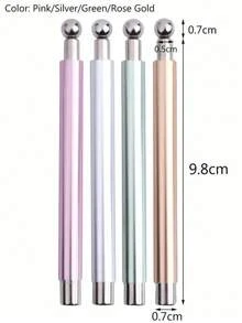 1 lọ gel vẽ móng mắt mèo cải tiến kèm nam châm hạt thủy tinh, sơn móng tay từ tính mắt mèo màu hồng/bạc/xanh lá/vàng hồng với que nam châm hai đầu, lực hút từ mạnh, dụng cụ thiết kế móng đa chức năng. - Nhiều màu - Xem 6