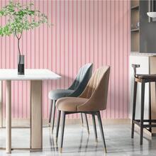 Paper and Wall Self-Adhesive Vinyl Striped Wallpaper With Floral Slatted Panel, Modern Decoration For Bedroom And Living Room - Best Sellers - Màu hồng có gân - Xem 3