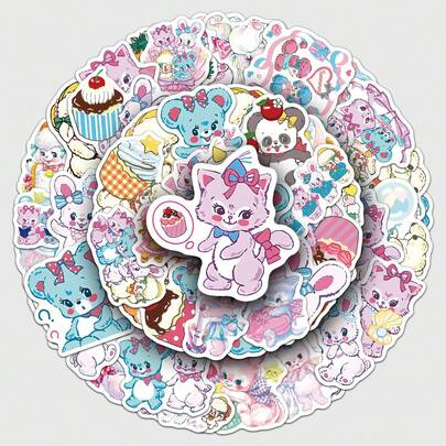 50 miếng dán hình người bơi kiểu Nhật, hình bánh macaron, phong cách retro, 2D, fantasy, sun, Y2K, downtown Aesthetic, quà tặng, hình dán hài hước và vui nhộn, hình dán anime thập niên 80, 90 dùng cho sổ lưu niệm, phong bì, bình nước, máy tính, laptop, điện thoại, hành lý, sổ tay, tủ lạnh, tiệc lễ hội, trang trí Giáng sinh, năm mới, mùa đông.