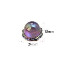 6pcs Durable And Stylish Acrylic UV Plated Bell Charms For DIY Jewelry Making - Bell - View 8