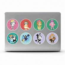 Bluey 1 Roll New Creative Super Cute Bruyi And Good Friend Cartoon Roll Stickers Cute Ins Anime Peripheral Stationery Stickers - Multicolor - View 6