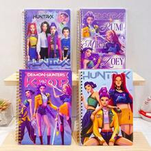 Hasbro 主题笔记本，Saja图案设计，动漫风格文具用品，15*20.2厘米，适合日常使用和节日送礼。 - 彩色 - 查看 10
