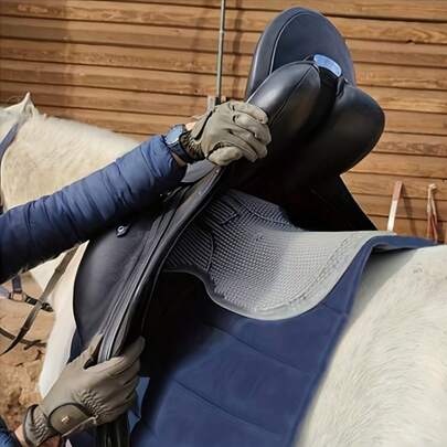 Tấm lót yên ngựa bằng silicon, đệm chống sốc, chống trượt, thoáng khí giúp tăng độ ổn định, phụ kiện cưỡi ngựa.