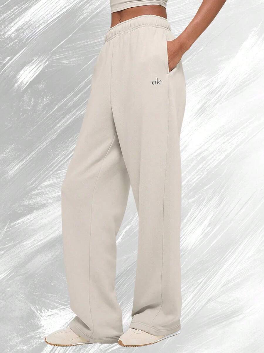Accolade Straight Leg Sweatpant - Bone - 查看 1