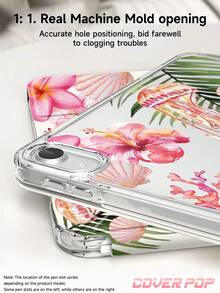 芙蓉花、水果和贝壳拼贴图案平板电脑保护套，适用于 iPad Air 8 (M4) 2026 (11 英寸)、Air 8 (M4) 2026 (11 英寸)、9.7/10.2/10.5/10.9/12.9/Pro 11/A16、第十代、Galaxy Tab S6 Lite 10.4 英寸、Kindle Paperwhite 第十二代 2024、Kindle（第十一代 - 2024 年发布），柔软防震保护，智能睡眠/唤醒功能，Y 型折叠支架，多角度观看，夏日海洋风格 - 彩色 - 查看 6