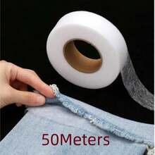 Double-Sided Iron-On Hem Tape (1.5cm Width), Strong Fusible Adhesive Tape, Iron-On Mending Tape For Clothing, Fabrics & Sewing - 查看 7
