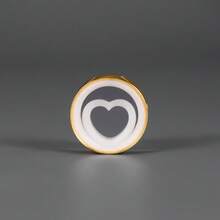 2件装闪亮情人节礼物不锈钢耳扩，可爱双色心形耳洞穿刺饰品女士派对耳环 - style-3 - 查看 2