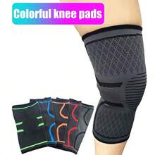 Elastic Non-Slip Sports Knee Pads, Outdoor Cycling Hiking Knee Sleeve, Running Basketball Fitness Riding Colorful Knee Brace Unisex - Multicolor - View 4