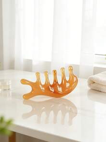 Bộ 1/2/3 dụng cụ massage lăn hai đầu cong 3D bằng nhựa hổ phách, bảng Gua Sha hình trái tim, lược 5 răng, màu hổ phách nhuộm tie-dye, con lăn hai đầu cong 3D hình trái tim 5 răng bản rộng với kết cấu mây tự nhiên, massage chính xác vùng mắt và mũi, nâng cơ, làm săn chắc, làm dịu các huyệt đạo trên khuôn mặt, bộ dụng cụ chăm sóc sắc đẹp toàn thân, máy massage chăm sóc da SPA tại nhà, quà tặng cho làn da lười vận động. - Xem 15